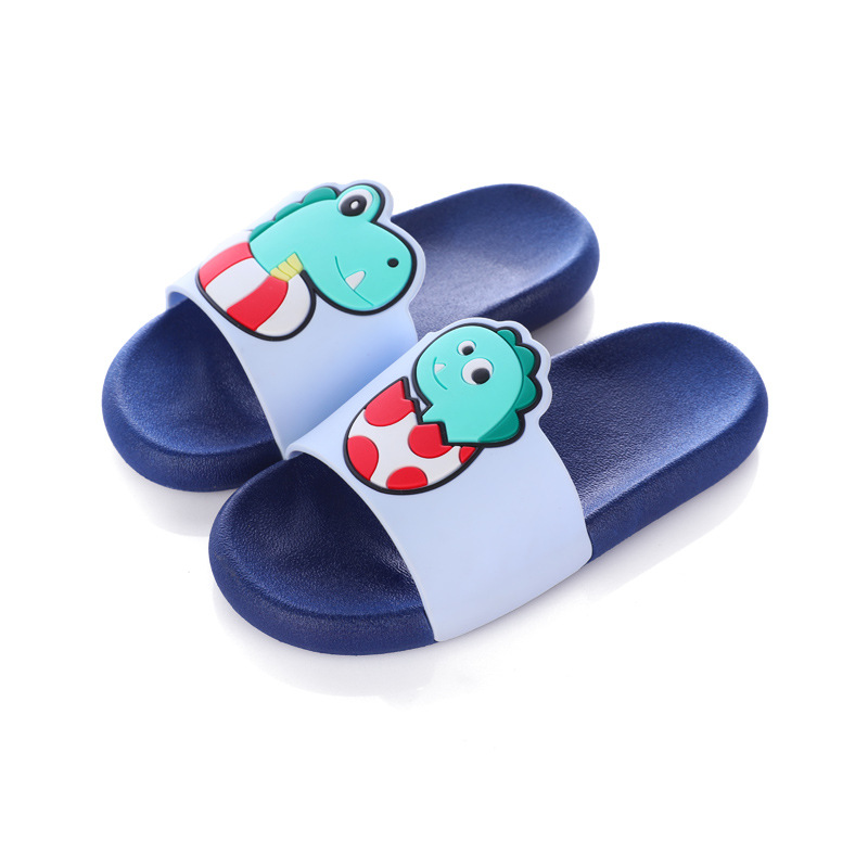 Piggy happy kids cool slippers nuevo estilo ice cream pony PVC antideslizante padres hogar al por mayor niños slippers soplar antideslizante cute hombres y mujeres arrastre details Picture