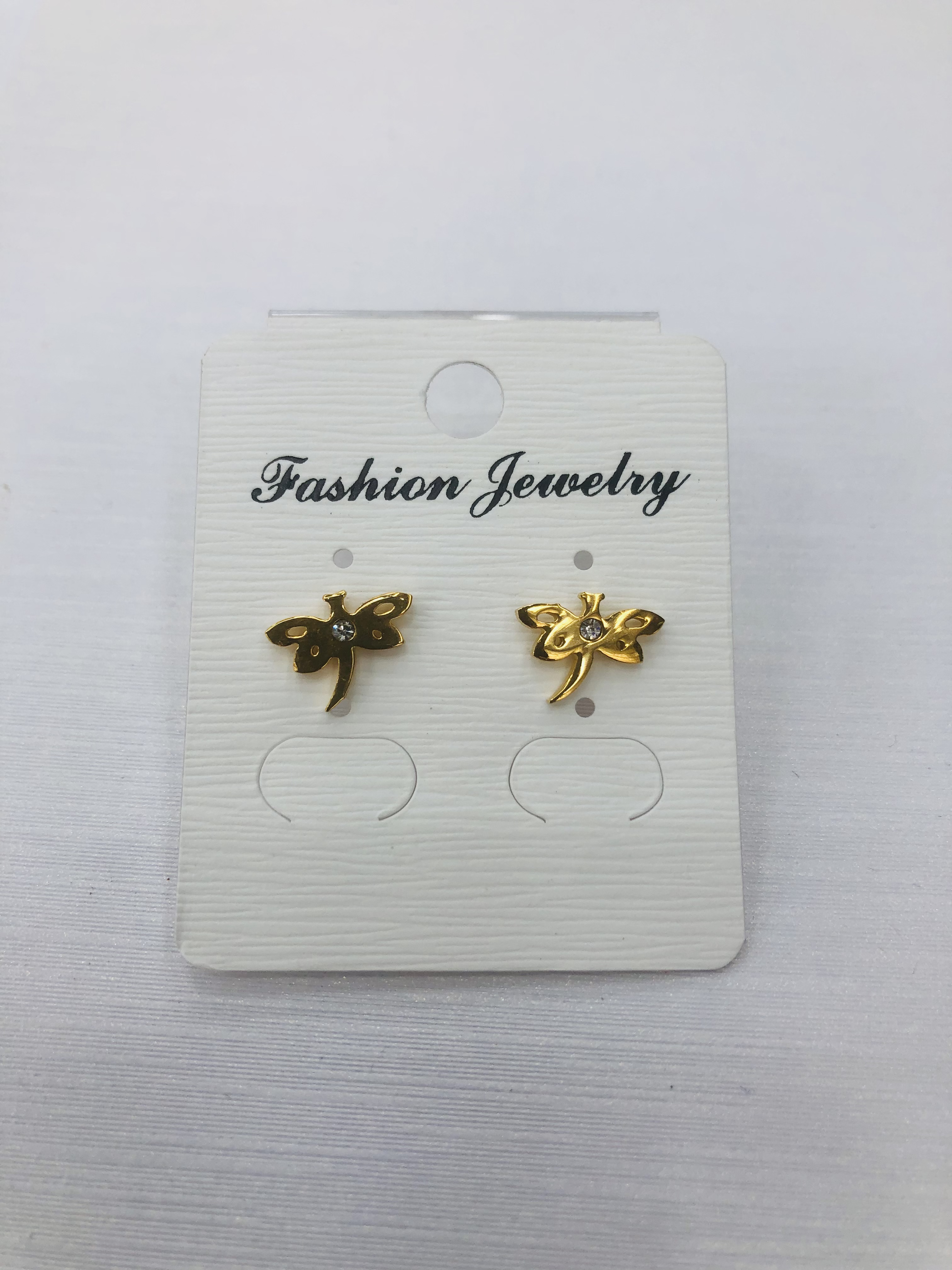 Small and simple Korean-style stainless steel ear studs for girls 10 detail image 2