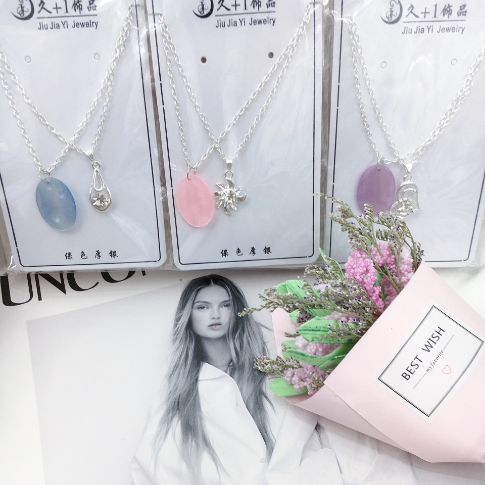 时尚潮流流行情侣仿贝椭圆闪亮