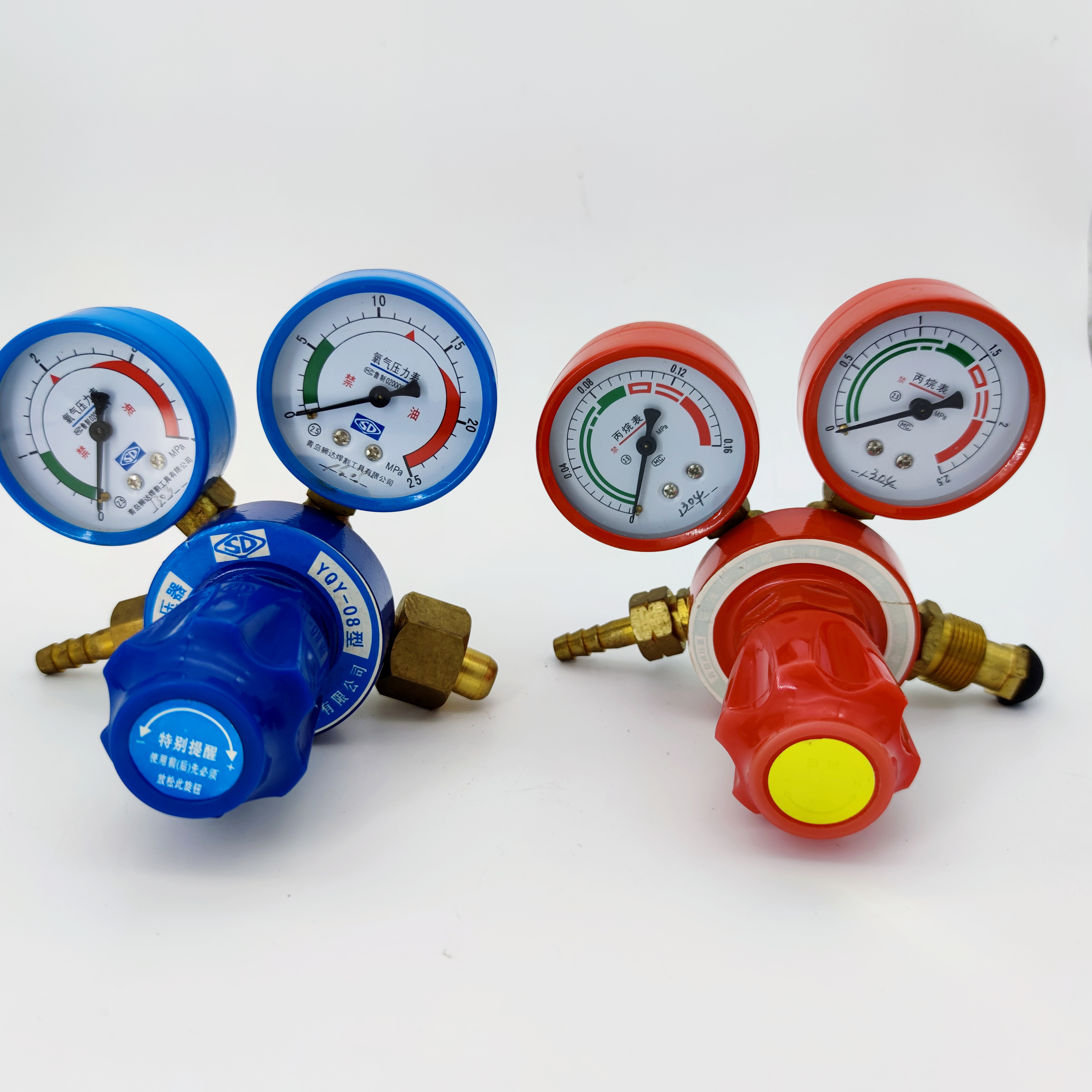 Oxygen meter, acetylene meter, propane meter (Shida)
