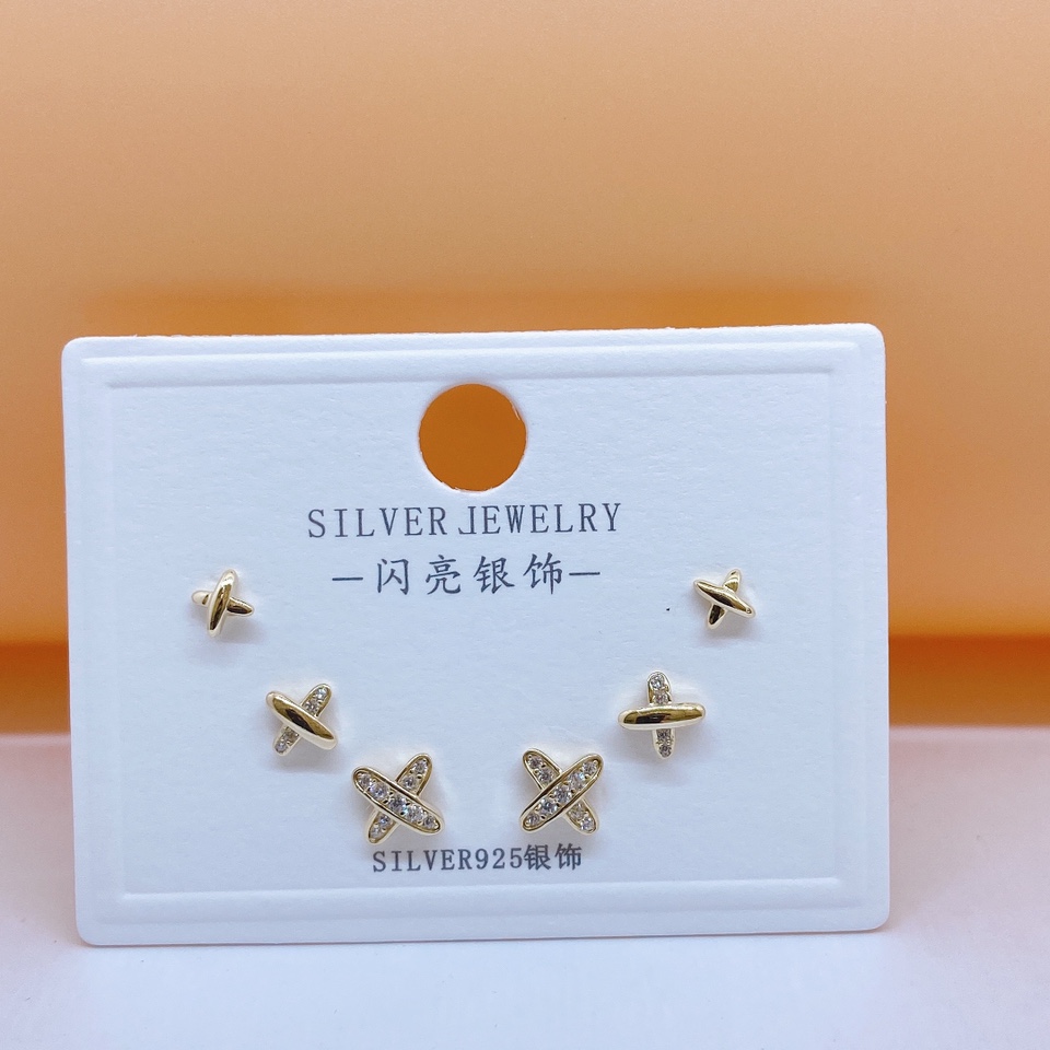S925 sterling silver stud earrings *56