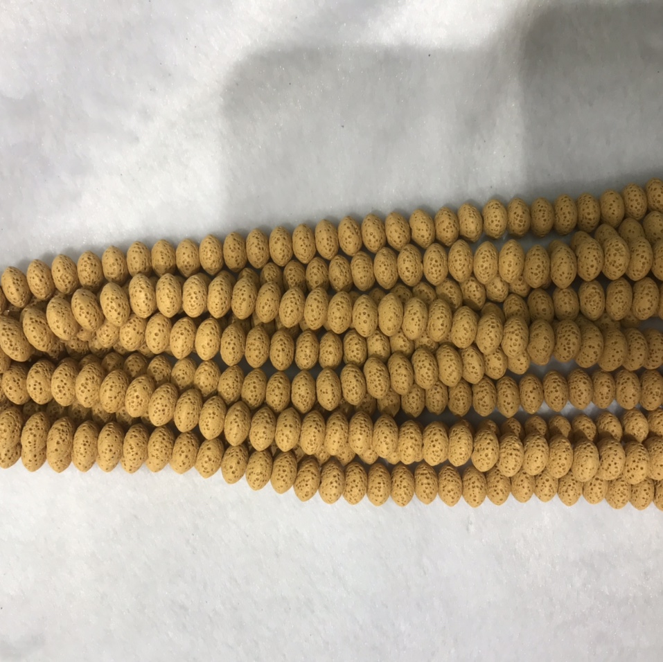 火山岩10mm车轮黄色