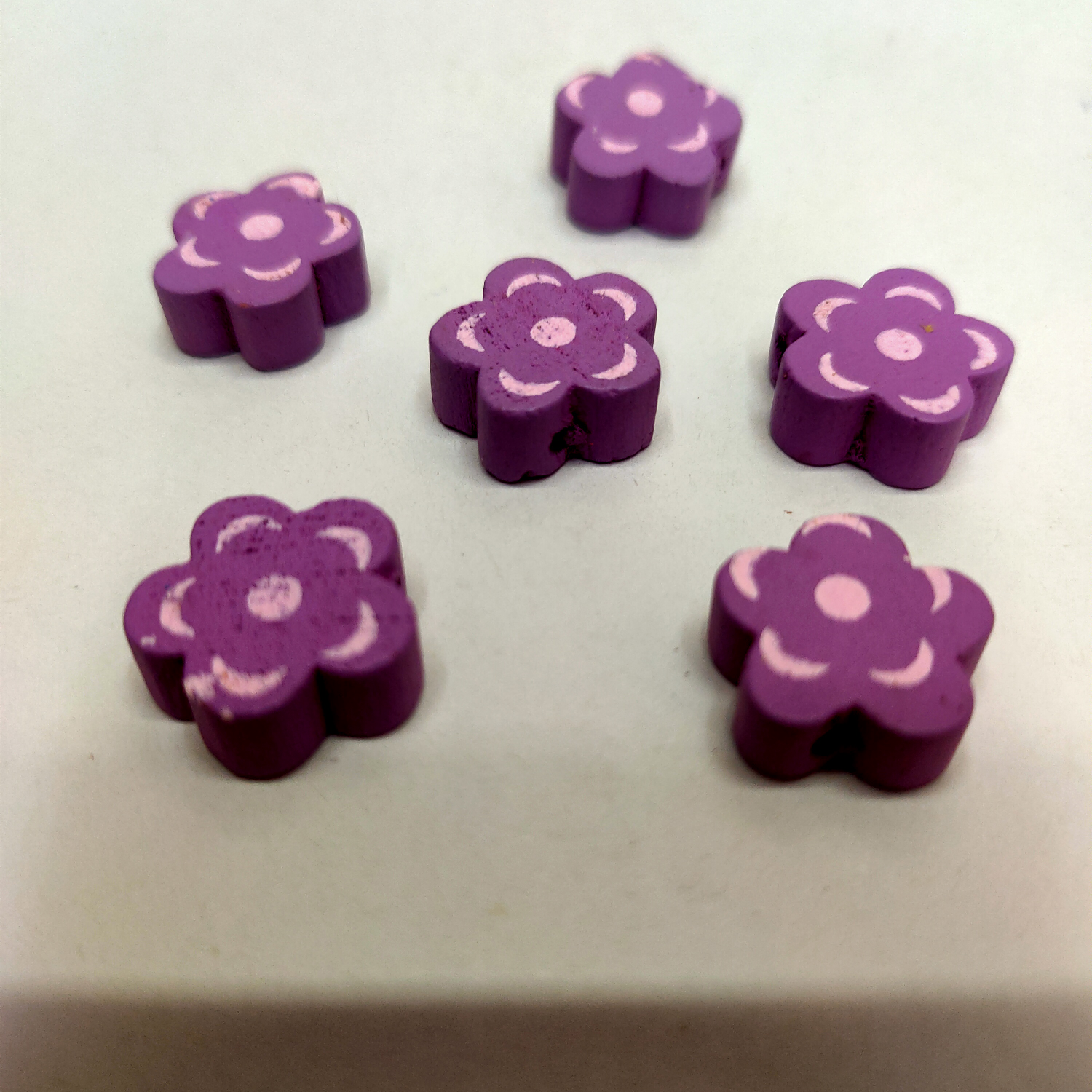 环保木质浅紫色 1 .5梅花