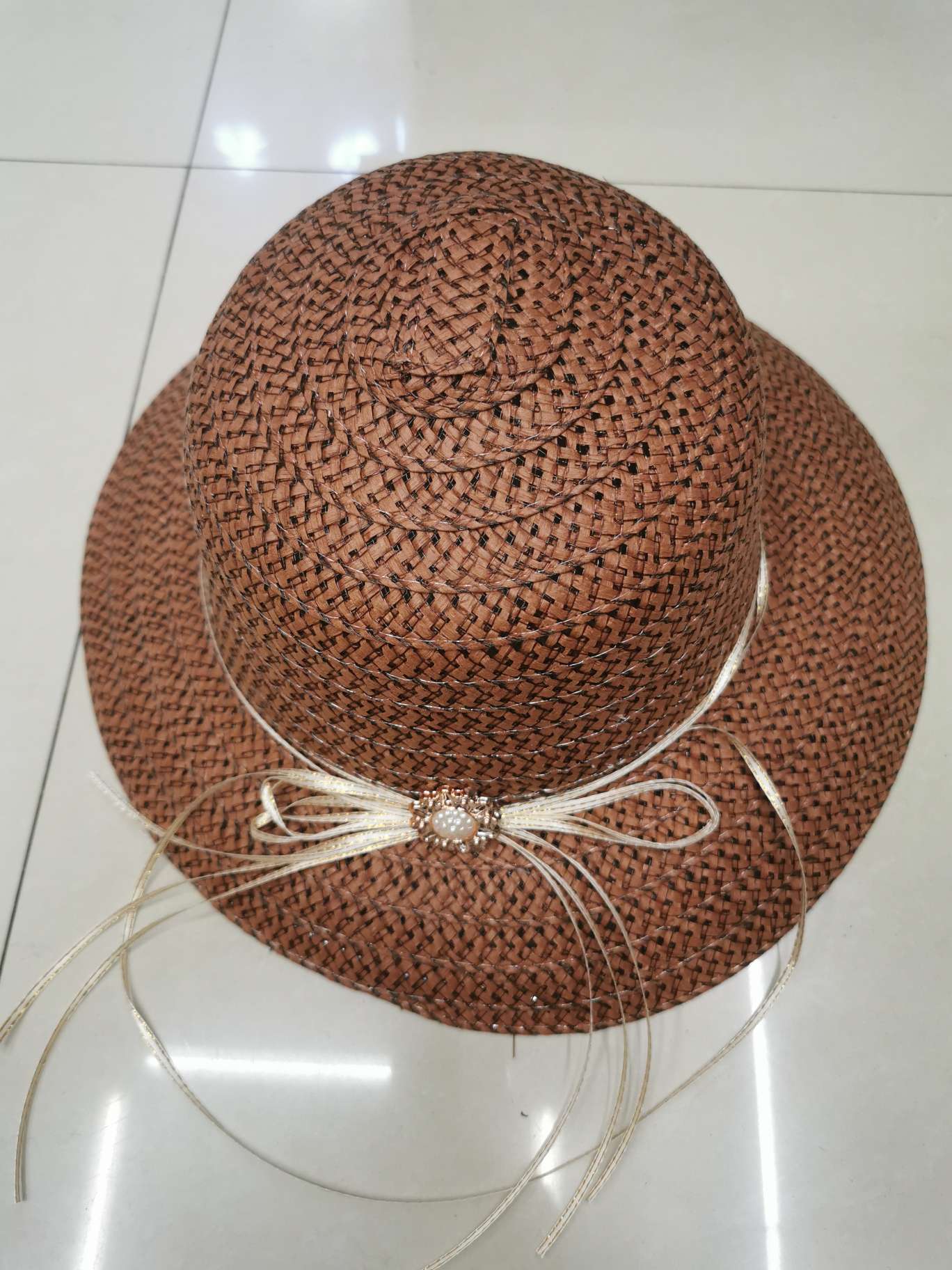 Straw Hat 2021 New Summer Straw Hat Sunshade Hat Female Foldable Sun Hat Female Wide Brimmed Hat Specification drawing