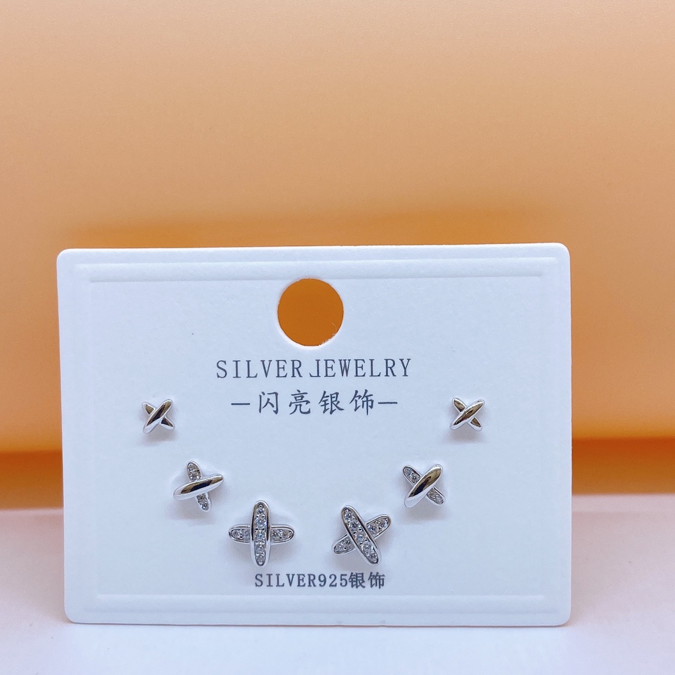 S925 plata esterlina pendientes *57