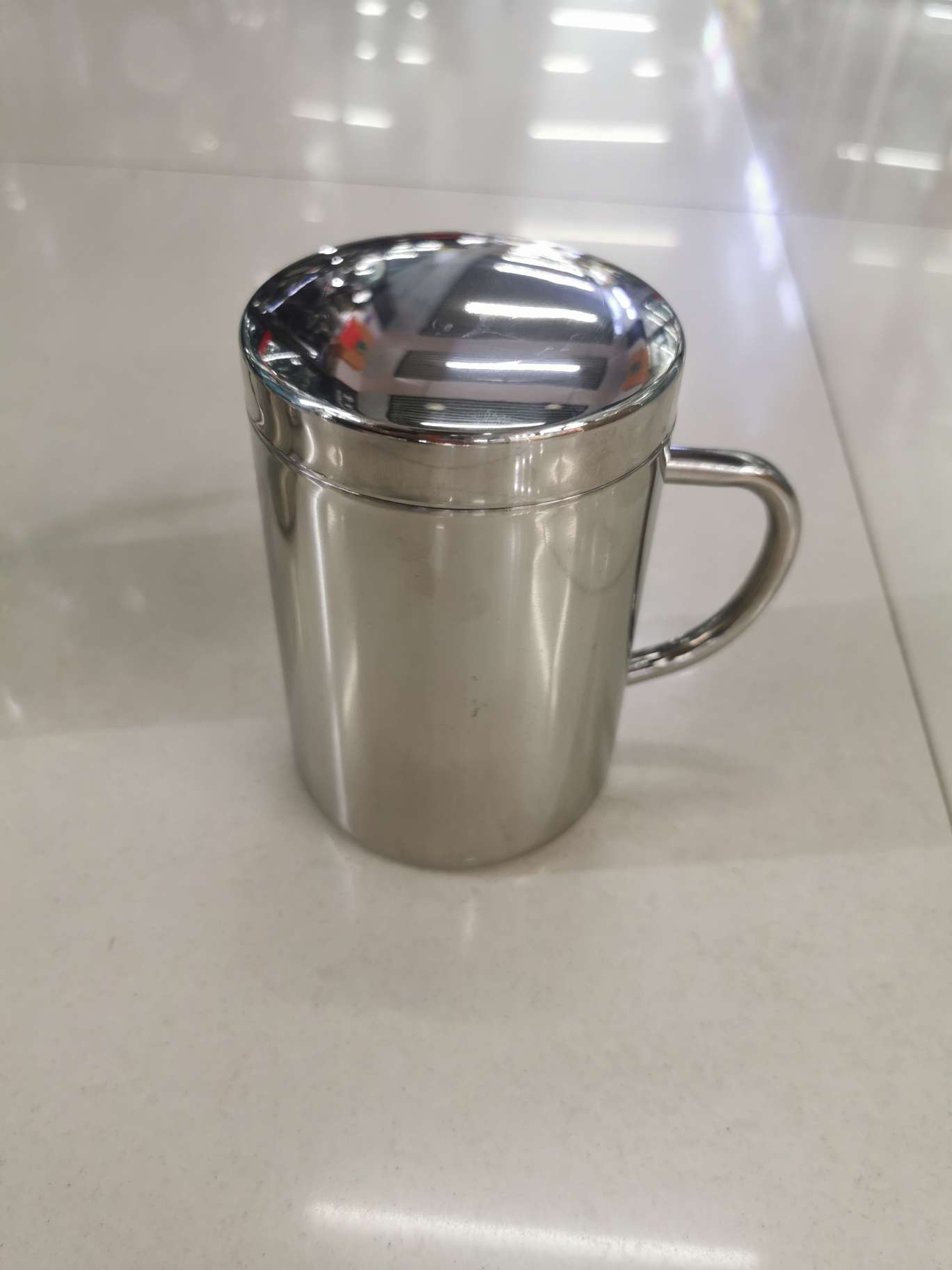 不锈钢双层口杯 不锈钢双层杯详情图6