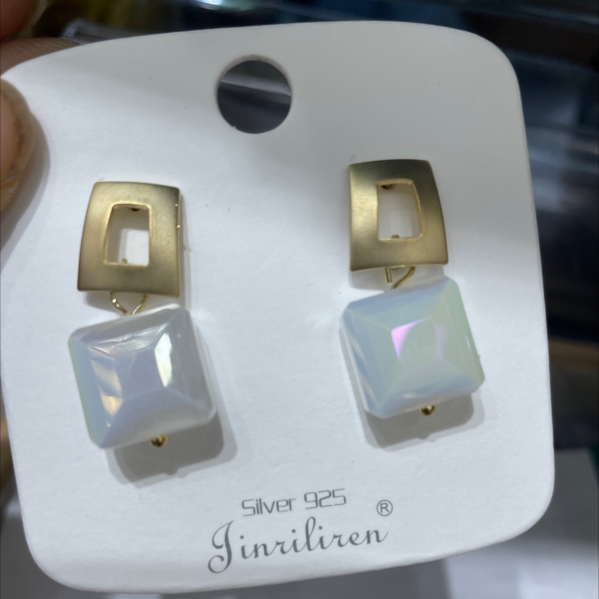 Today beauty Korean geometric crystal series clear and exquisite thumbnail