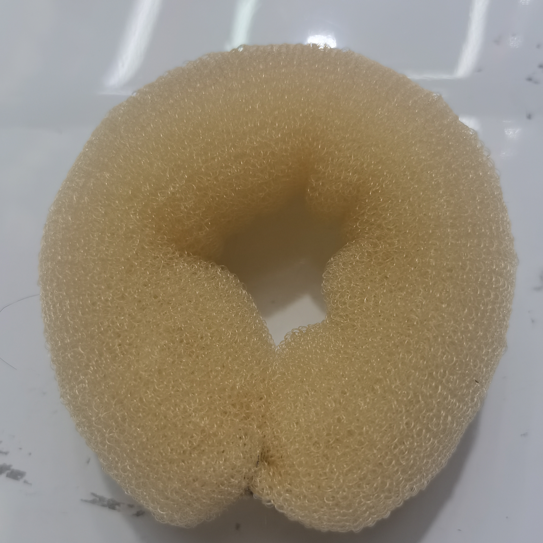 纽扣甜甜圈米白