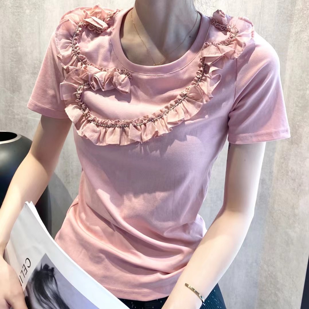 Pink bubble top