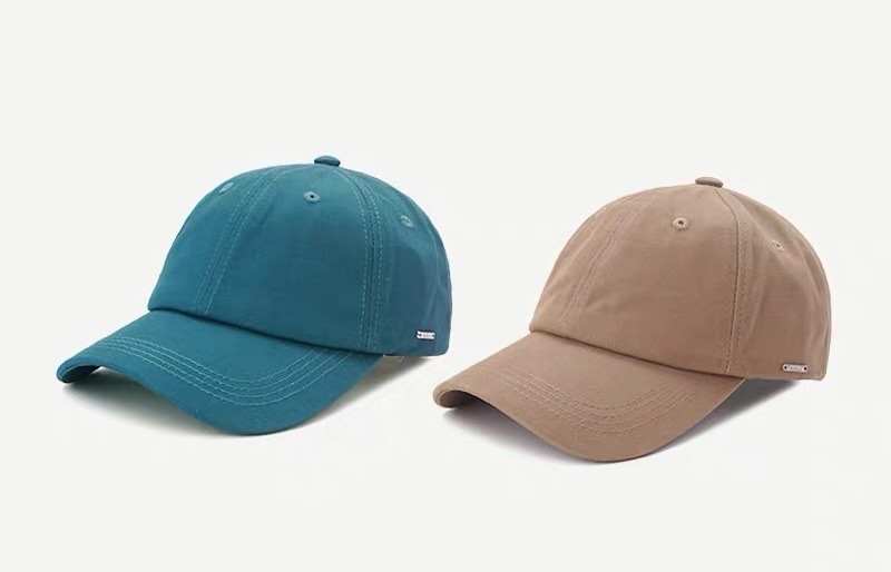 Casual all-cotton smooth board baseball cap detail image 5