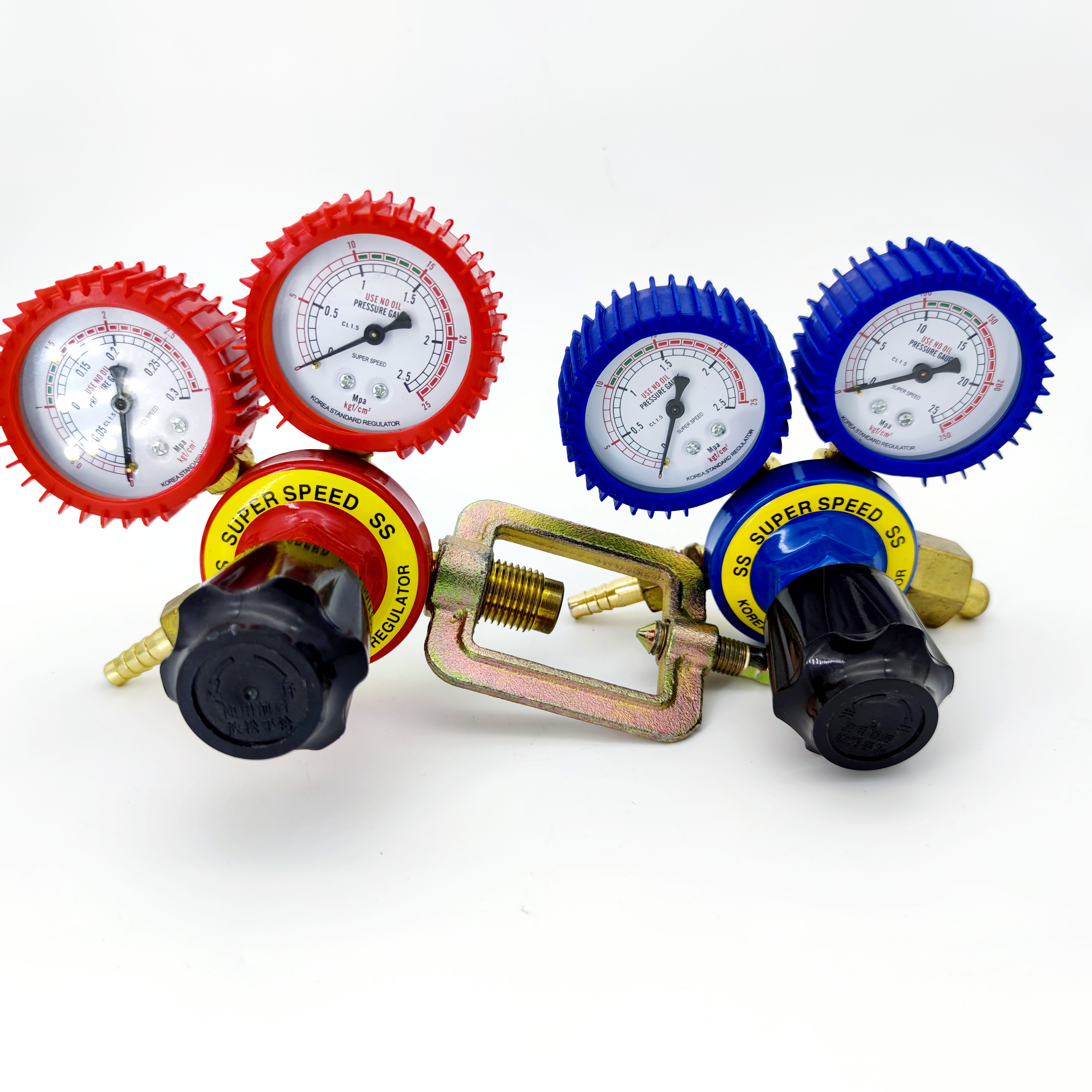 Oxygen meter, acetylene meter, propane meter (SS)