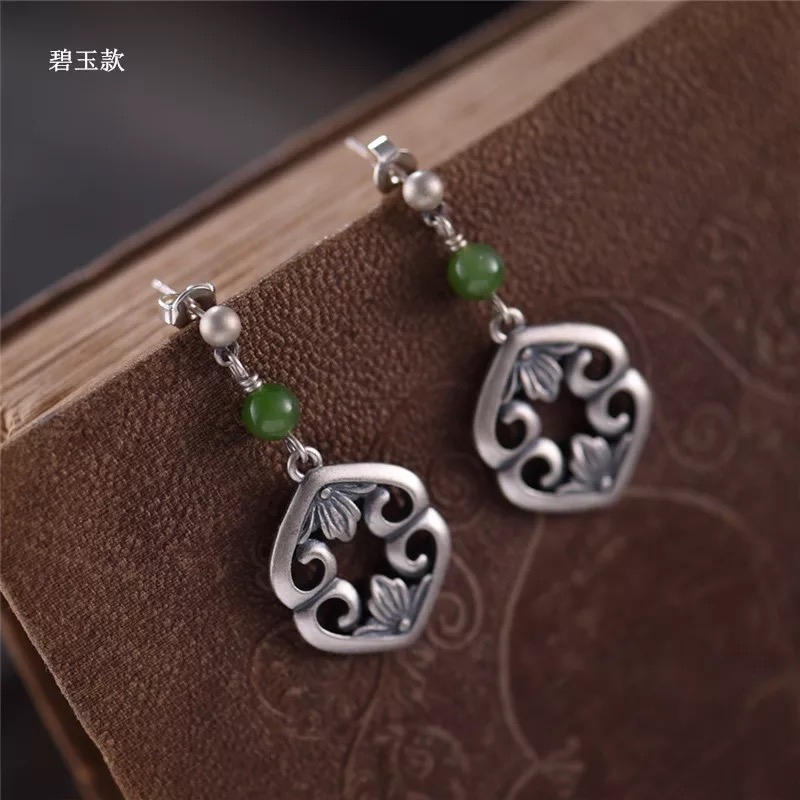 925银耳环民族风图