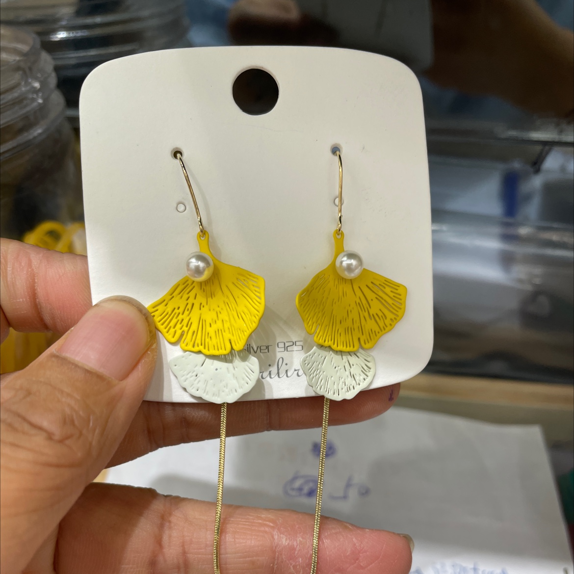 Today Beauty Korean version of the new long slimming earrings thumbnail