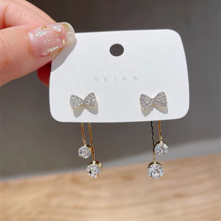 Tassel earrings for women, 2021 new Trend 925 sterling silver needle elegant stud earrings, niche design sense summer earrings