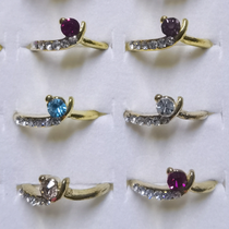 Popular accessories, rhinestone rings 3
