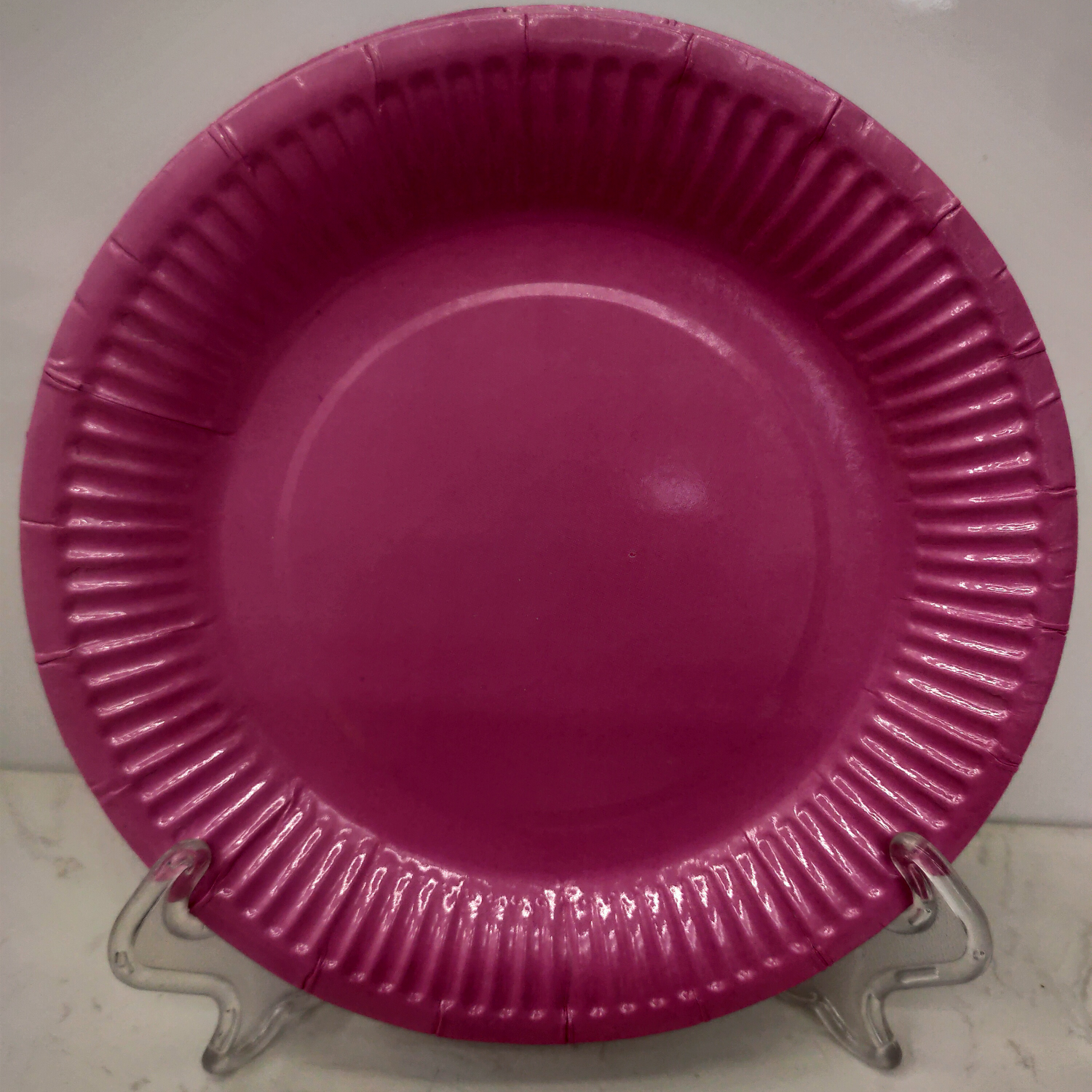 生日节日用品7寸单色纸盘~6