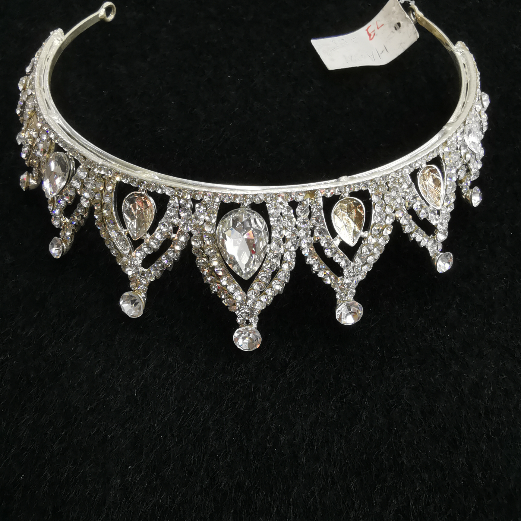 Silver Bridal Crown Hair Crown Hair Accessories and Makeup Elegant Crown Show host