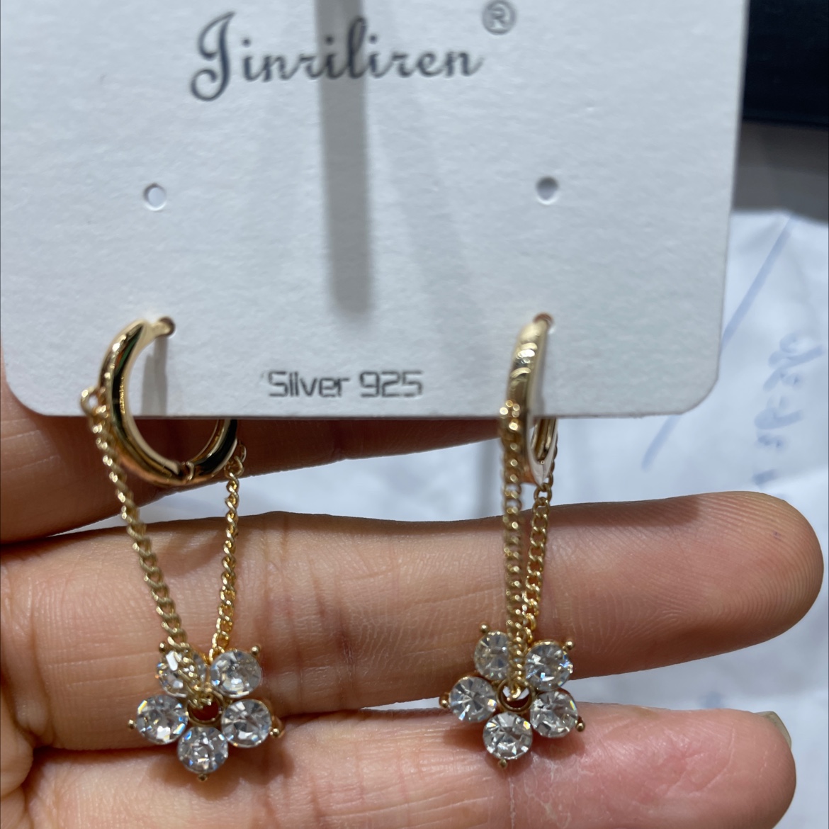 Beauty today popular new Korean version earrings tassel design thumbnail