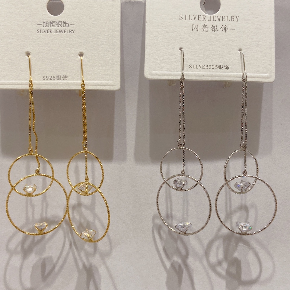 S925 sterling silver stud earrings *42