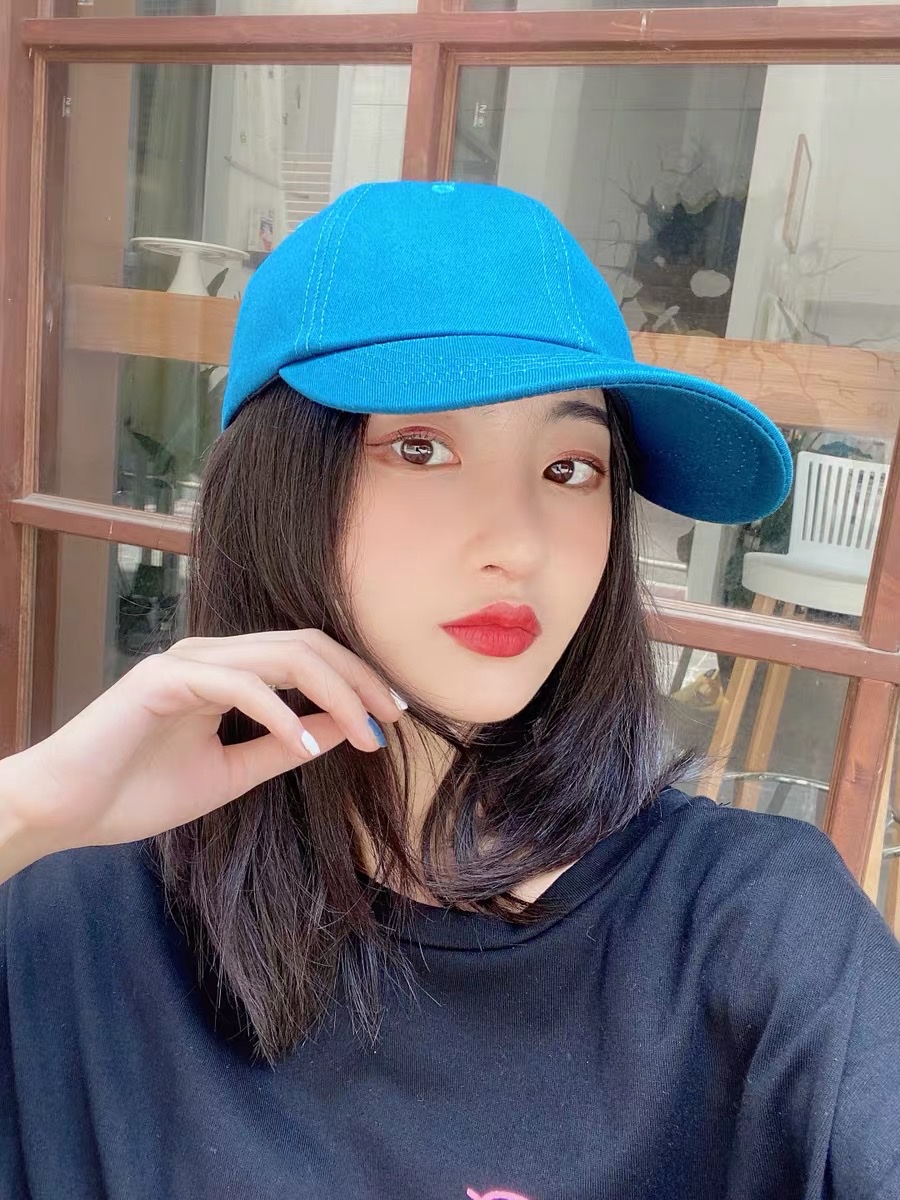 Casual all-cotton smooth board baseball cap detail image 9