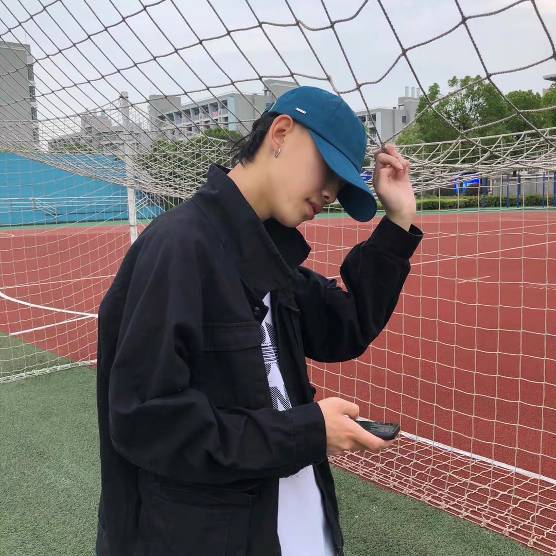 Casual all-cotton smooth board baseball cap detail image 18