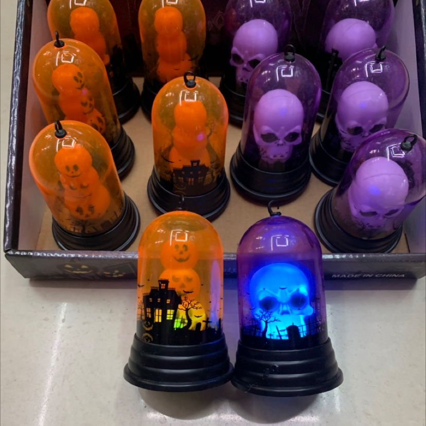 万圣节鬼灯/万圣节带灯冰箱贴/万圣节镂空台灯产品图