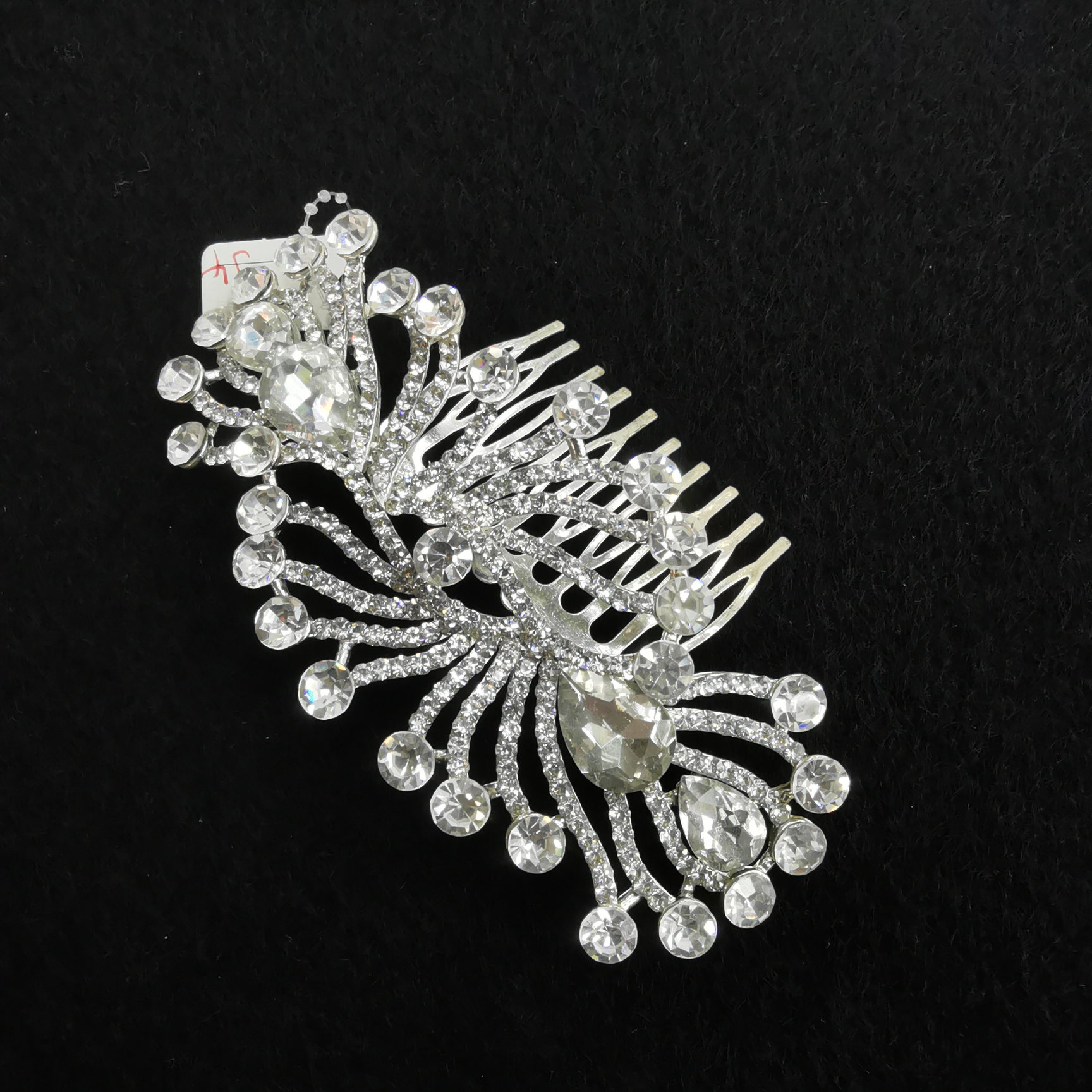Korean hair accessories Rhinestone Pearl bow hair accessories Popular women's wedding party hair accessories