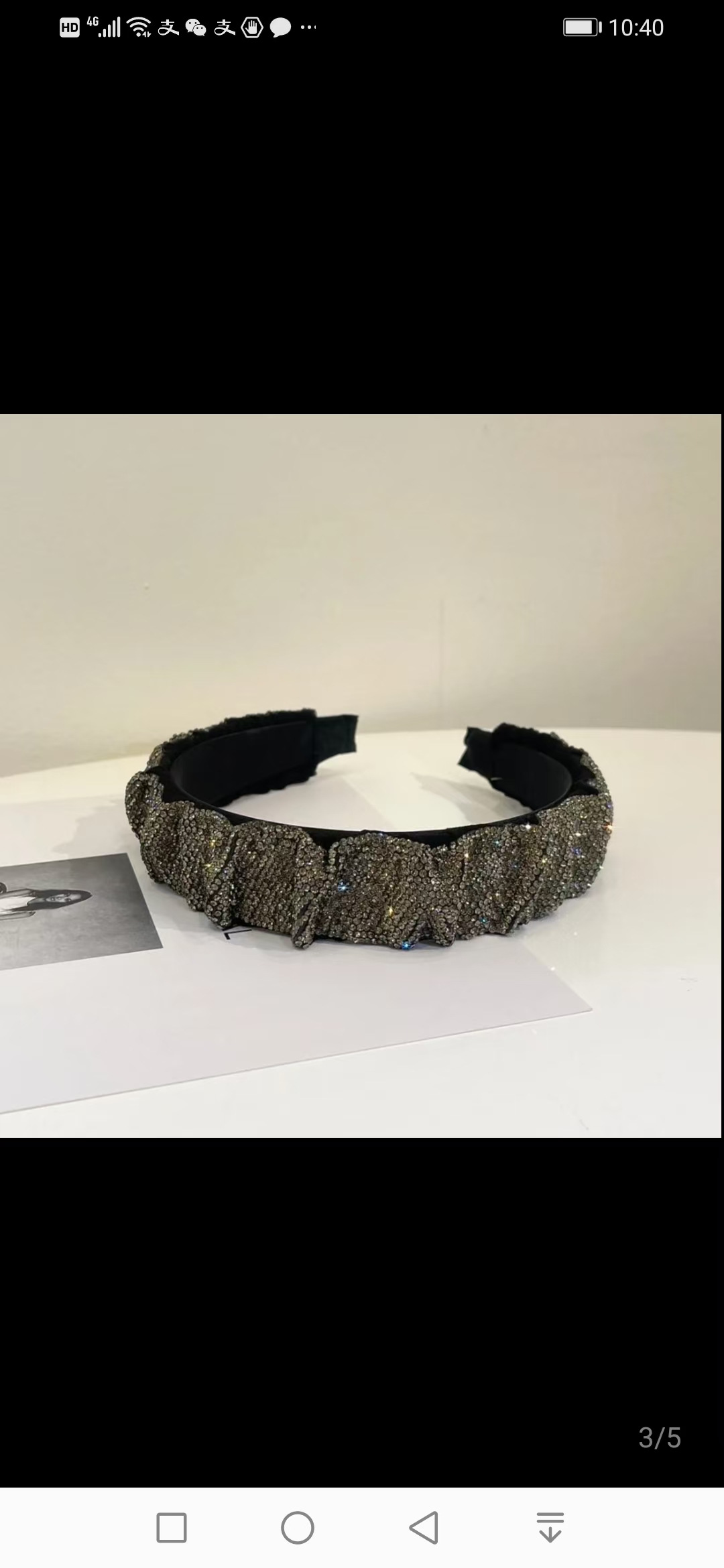 新款满钻头箍产品图