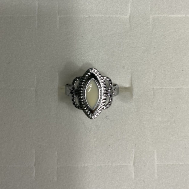 Electric platinum color preservation two new pony eye white drops oil popular fashion all-match children's ring