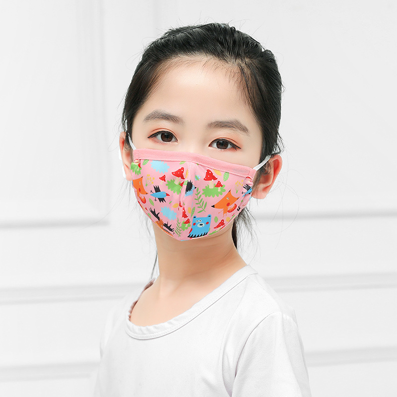 Children, babies, boys and girls sun protection, UV protection, ice silk summer dust-proof and breathable thin cartoon mask [Exclusive for foreign trade detail image 1