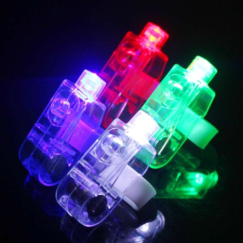 Flower hand-cranked lantern, luminous finger light, disco led flower hand-cranked lantern, toy, dazzling flash ring, concert prop, seven-color finger light box set Specification image