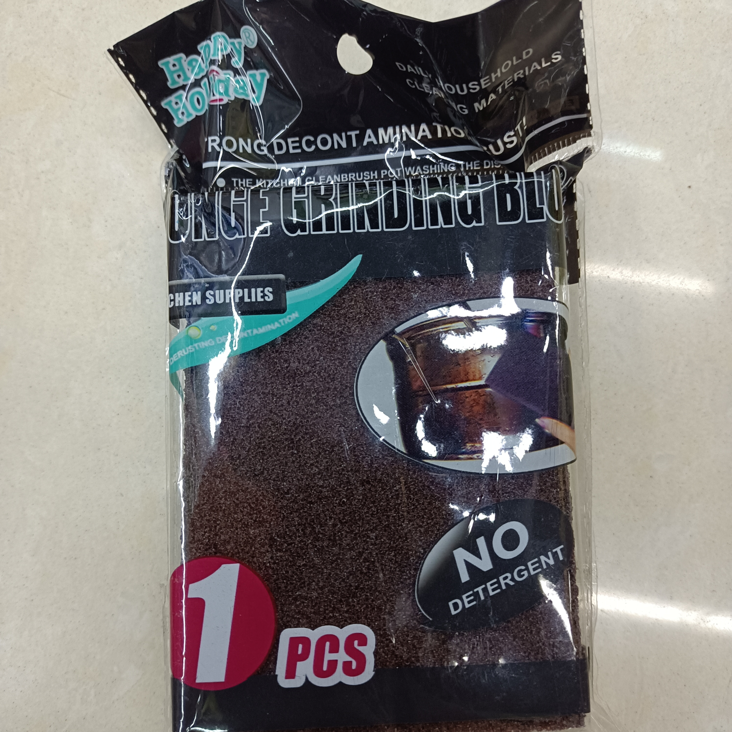 厂家直销国勇清洁球，1PC 4面金刚砂袋装