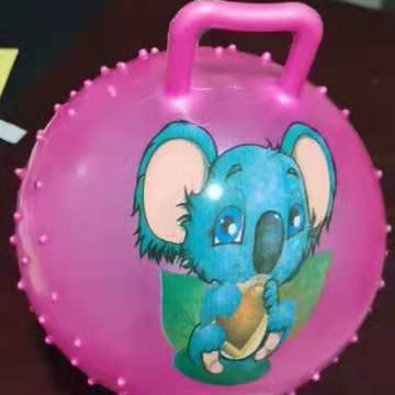 9 pulgadas digital etiquetado masaje manija bola mezclado 22cm dinosaurio etiquetado masaje penalty niños descompresión descarga presión masaje manija bola PVC estiramiento patrón de dibujos animados mezclado fábrica directa