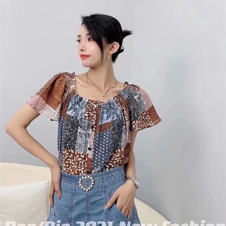 Denim patchwork dress