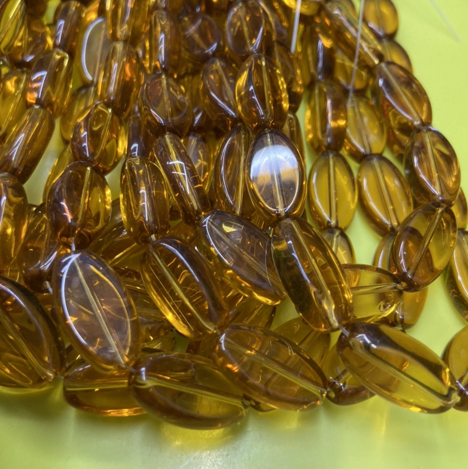 最新款水晶玻璃饰品配件扁珠