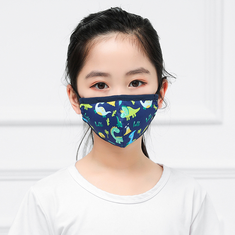 Children, babies, boys and girls sun protection, UV protection, ice silk summer dust-proof and breathable thin cartoon mask [Exclusive for foreign trade detail image 5