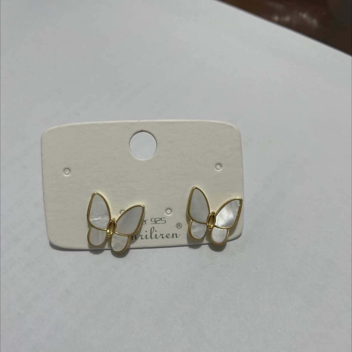 Today Beauty White Butterfly small fresh all-matching earrings thumbnail