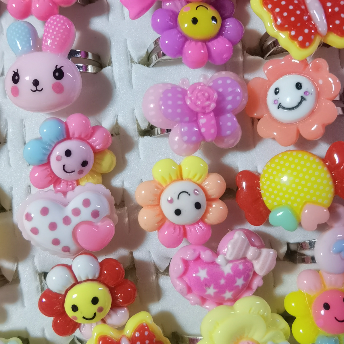 Pop accessories, small cartoon ring 7