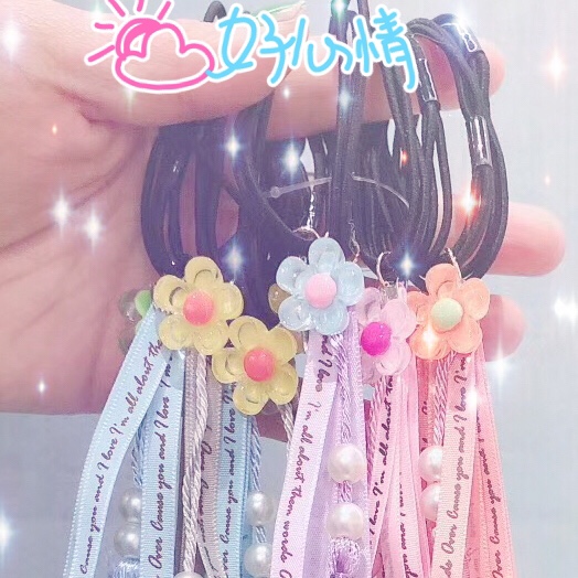 Girls fine fabric rubber band C