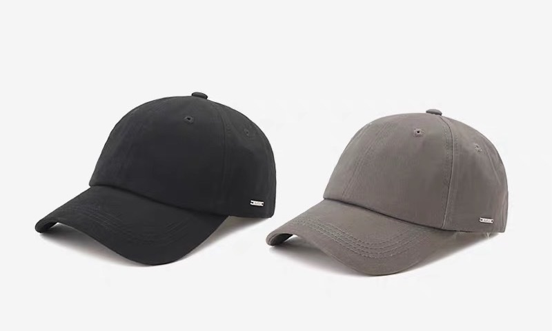 Casual all-cotton smooth board baseball cap detail image 6