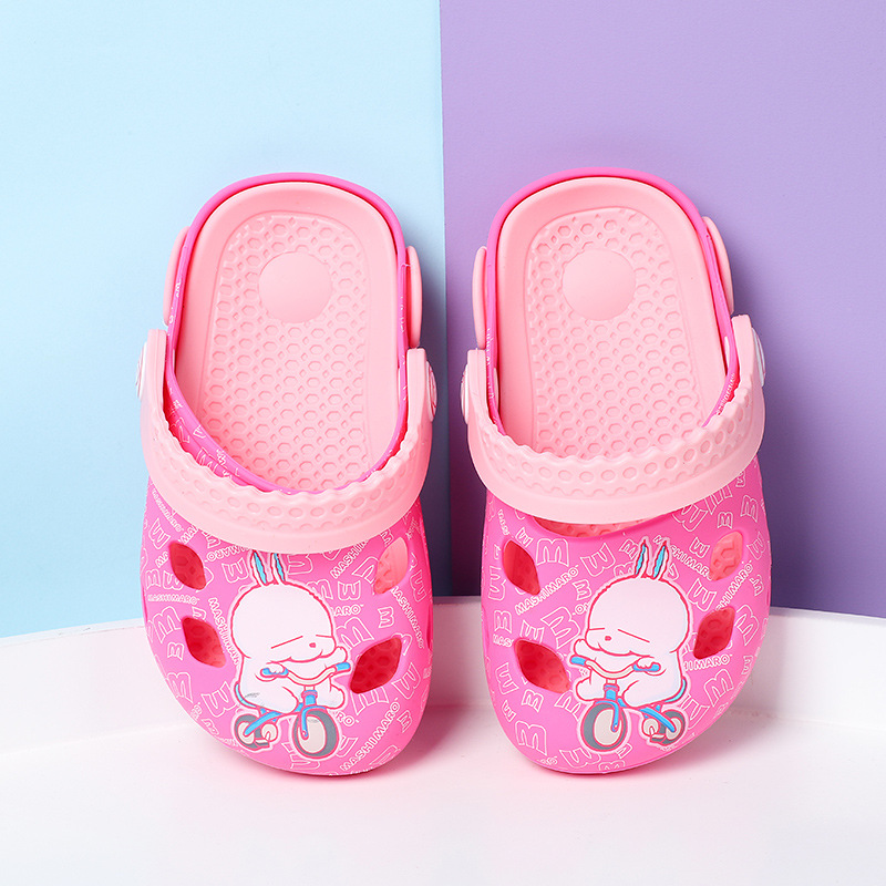 Rogue bunny slippers niños verano 2020 nuevo slippers de silicona estampado de dibujos animados para niños slippers de silicona para niños sandalias para niños details Picture