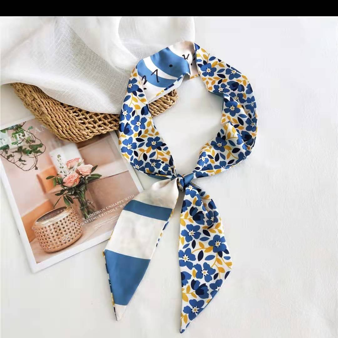 Multi-Purpose Ribbon Blue Floral Ribbon Letters