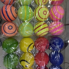 厂家直销6.3公分混乱组合45女孩男孩玩具海绵球发泡球儿童玩具.  12/opp…