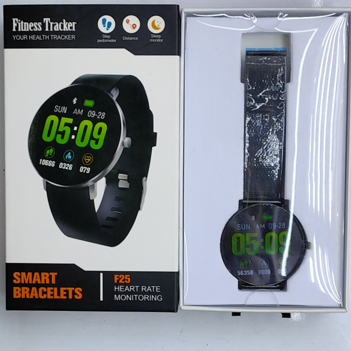 Smart watch Bluetooth call dialing information receive notification push blood pressure blood oxygen measurement F25