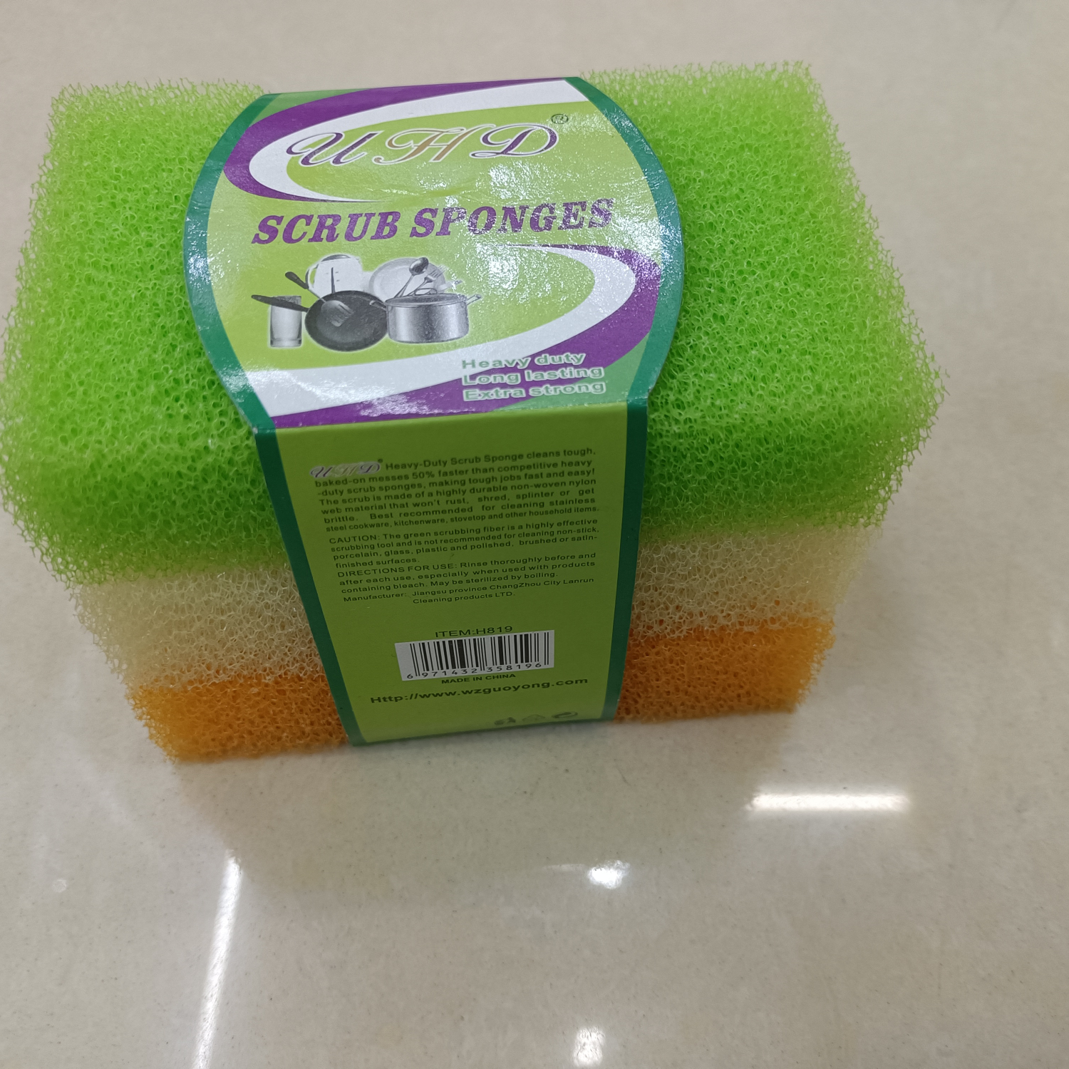 厂家直销国勇清洁球 3PC丝瓜绵套卡