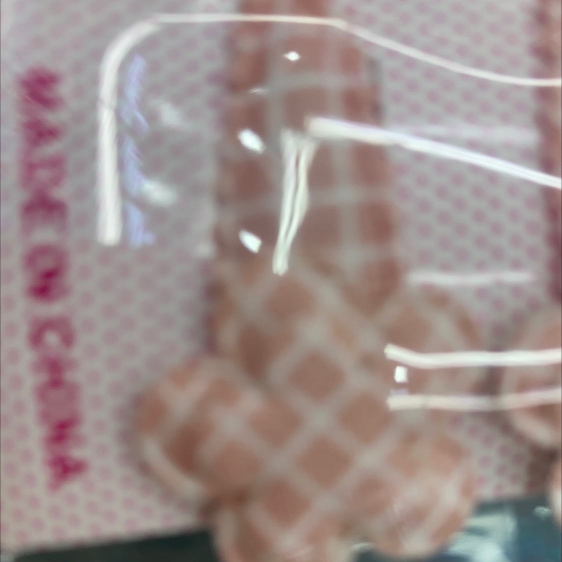 梅花小格子布艺夹子