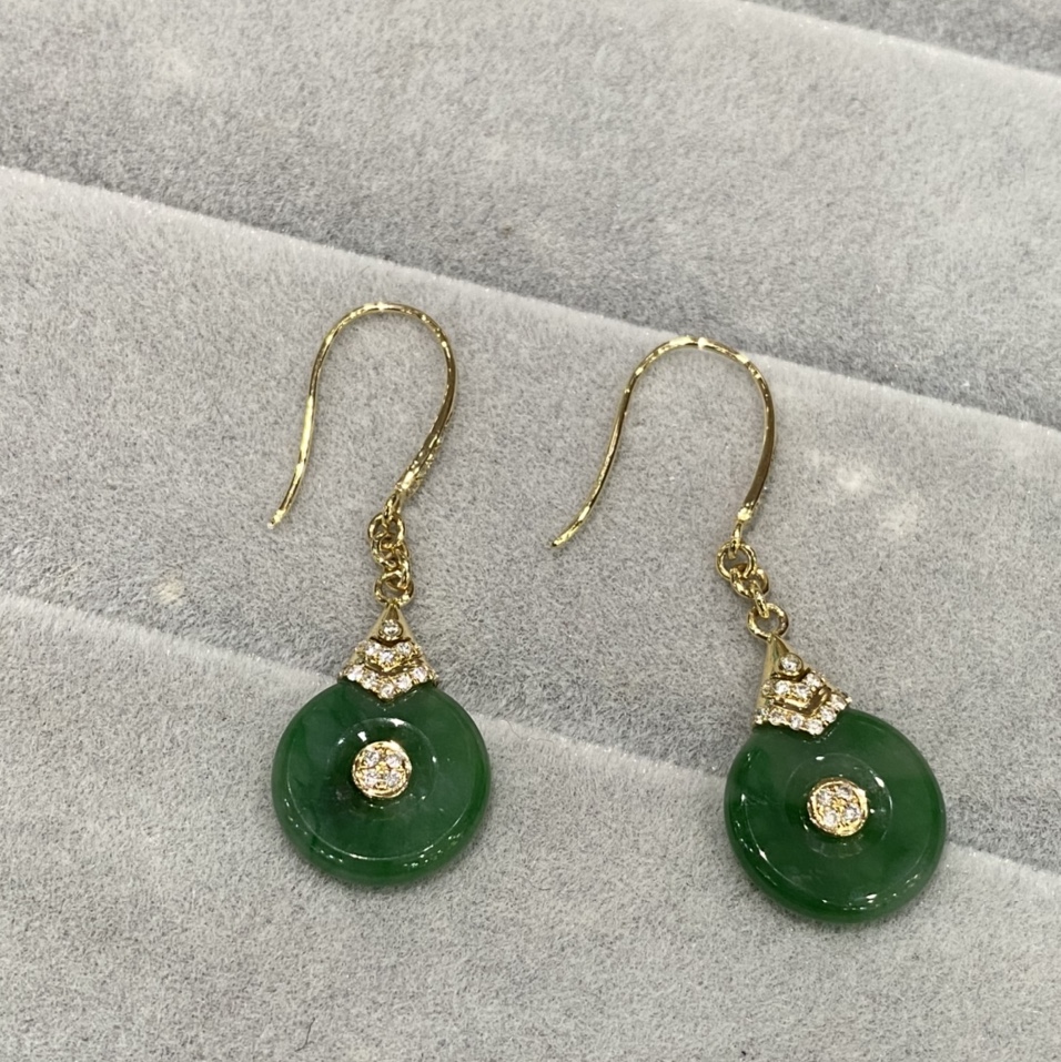 翡翠耳环