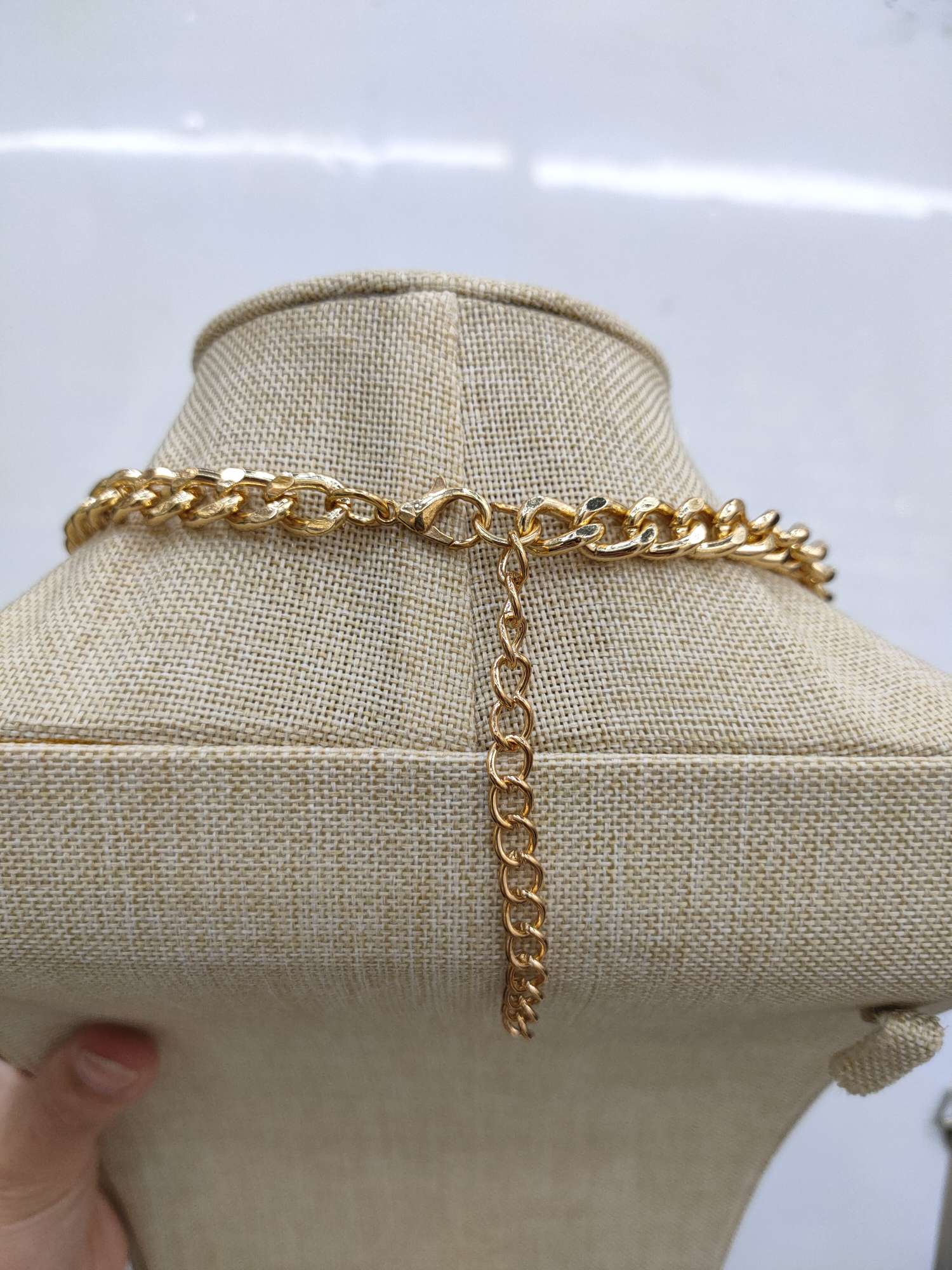 Short necklace, women's collarbone chain, ins cold style, hip-hop and dance accessory, no color fading details Picture