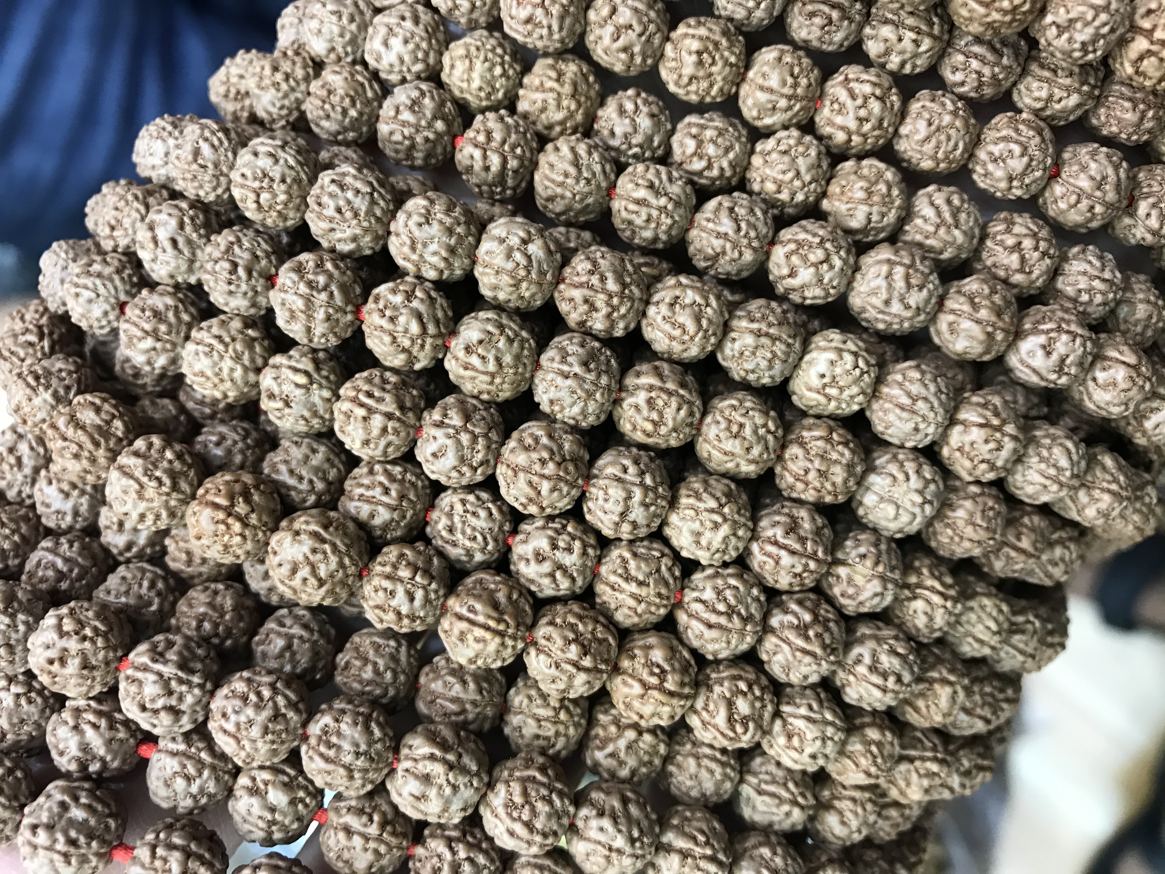 108 white jade crystal beads, precious wood beads, Vajra Bodhi prayer beads Specification image
