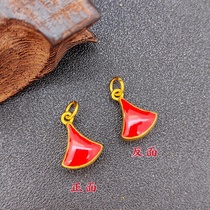 Red dripping oil pendant